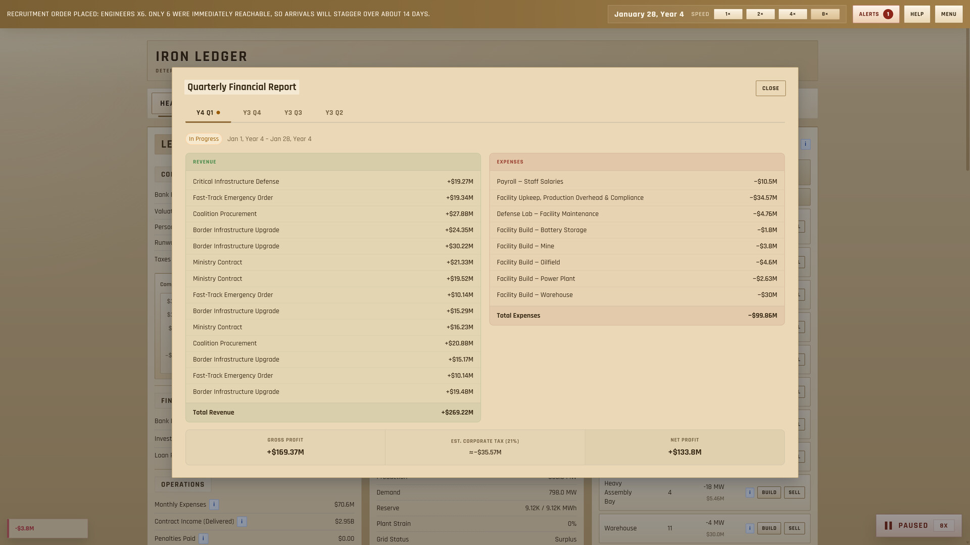 Iron Ledger: Deterrence Has A Price screenshot 10