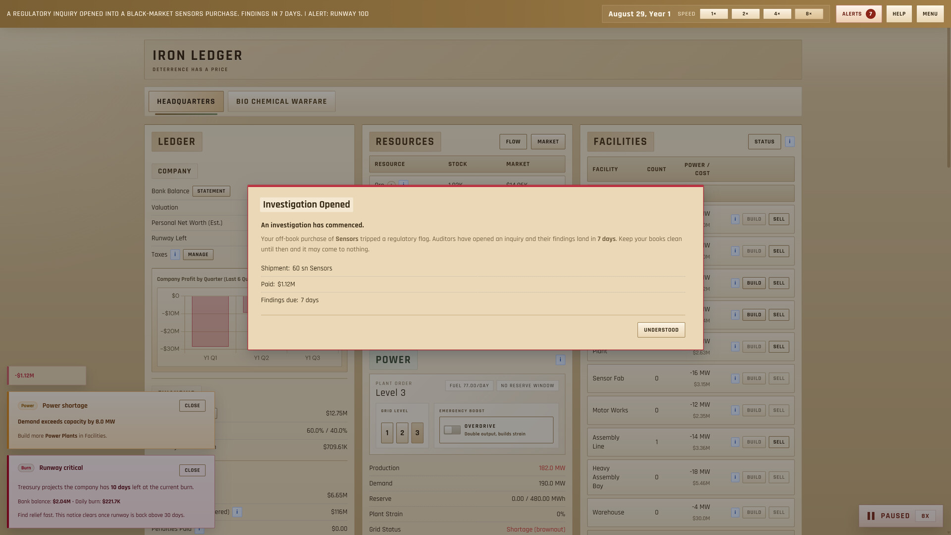 Iron Ledger: Deterrence Has A Price screenshot 26