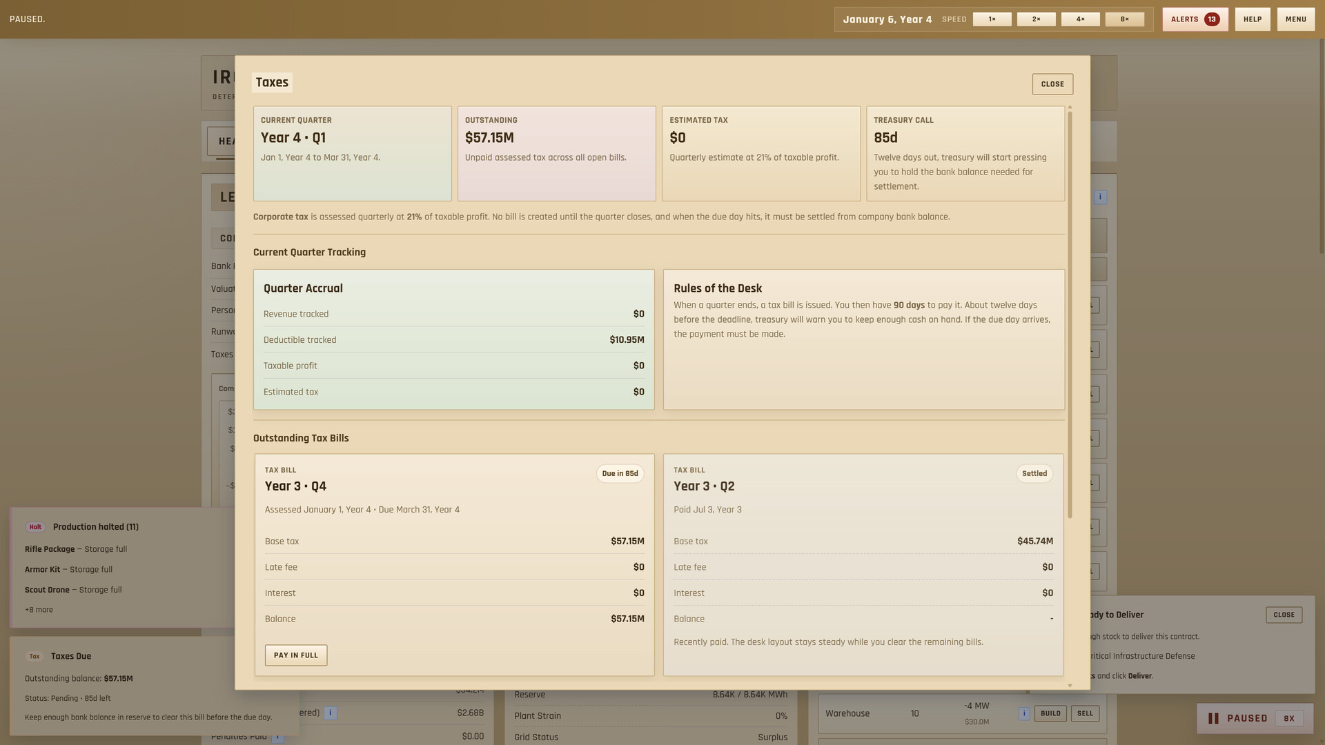 Iron Ledger: Deterrence Has A Price screenshot 4