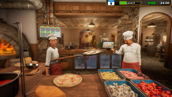 Pizza House Simulator🍕 Demo: скриншот 1