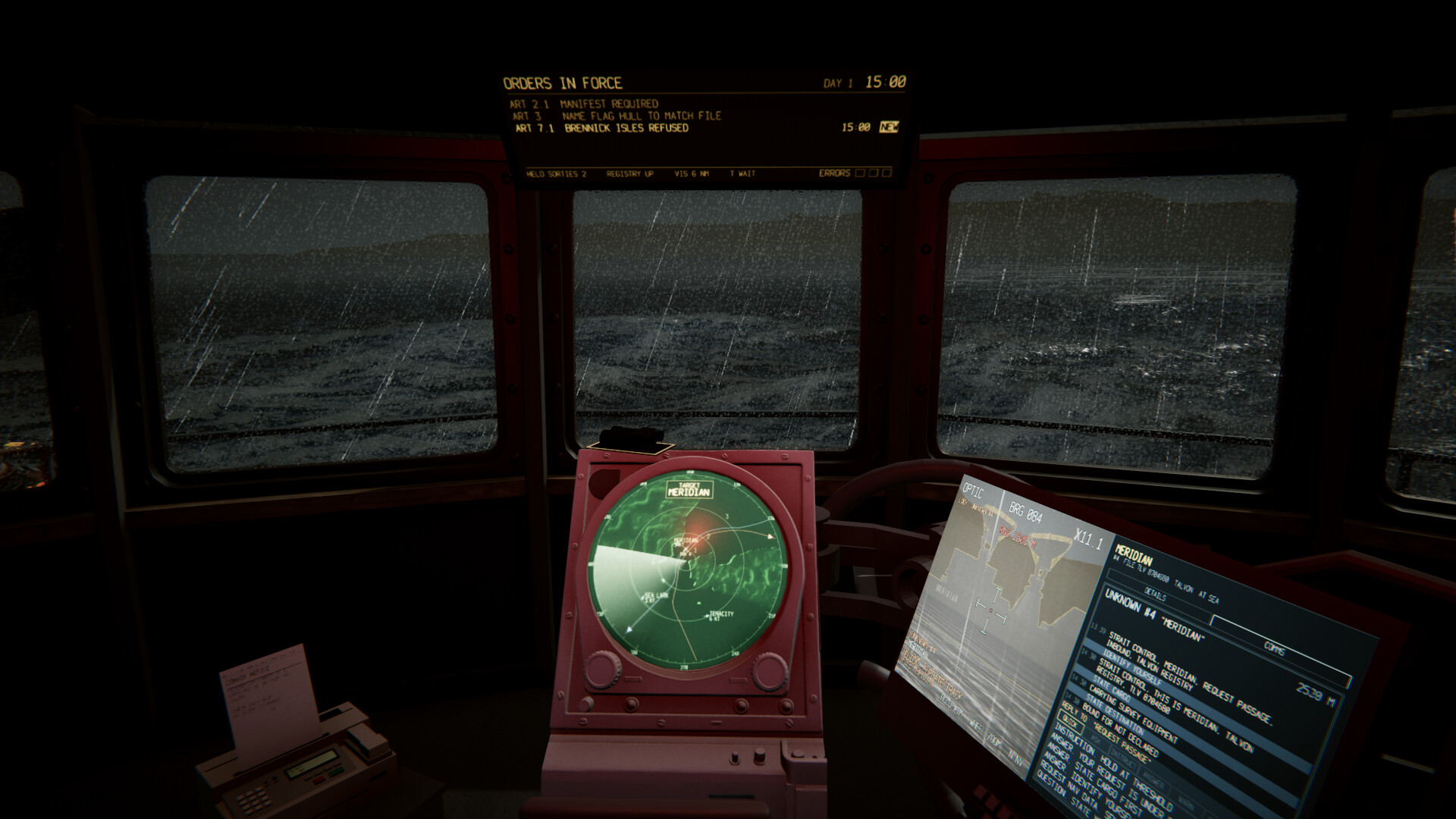 NARROWS: Naval Checkpoint Simulator