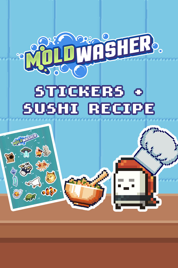 Moldwasher - Stickers + Sushi Recipe