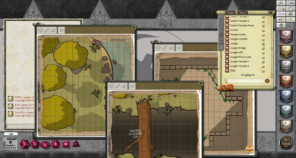 Fantasy Grounds - Pulp Themed Maps