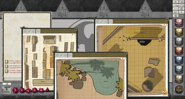 Fantasy Grounds - Pulp Themed Maps