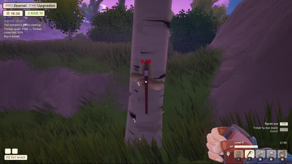 I HATE trees, so an ANCIENT VAMPIRE hired me to DESTROY EVERY last ONE screenshot 10
