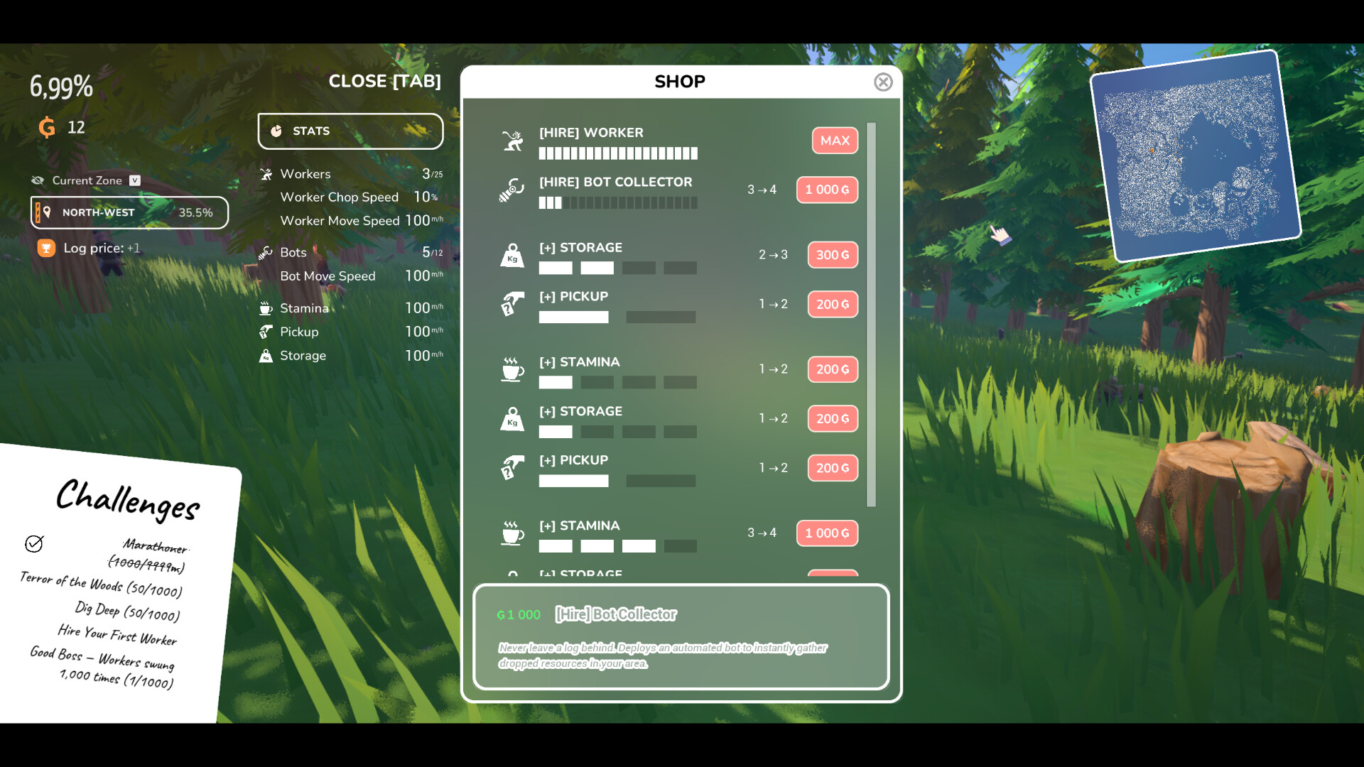I HATE trees, so an ANCIENT VAMPIRE hired me to DESTROY EVERY last ONE screenshot 6