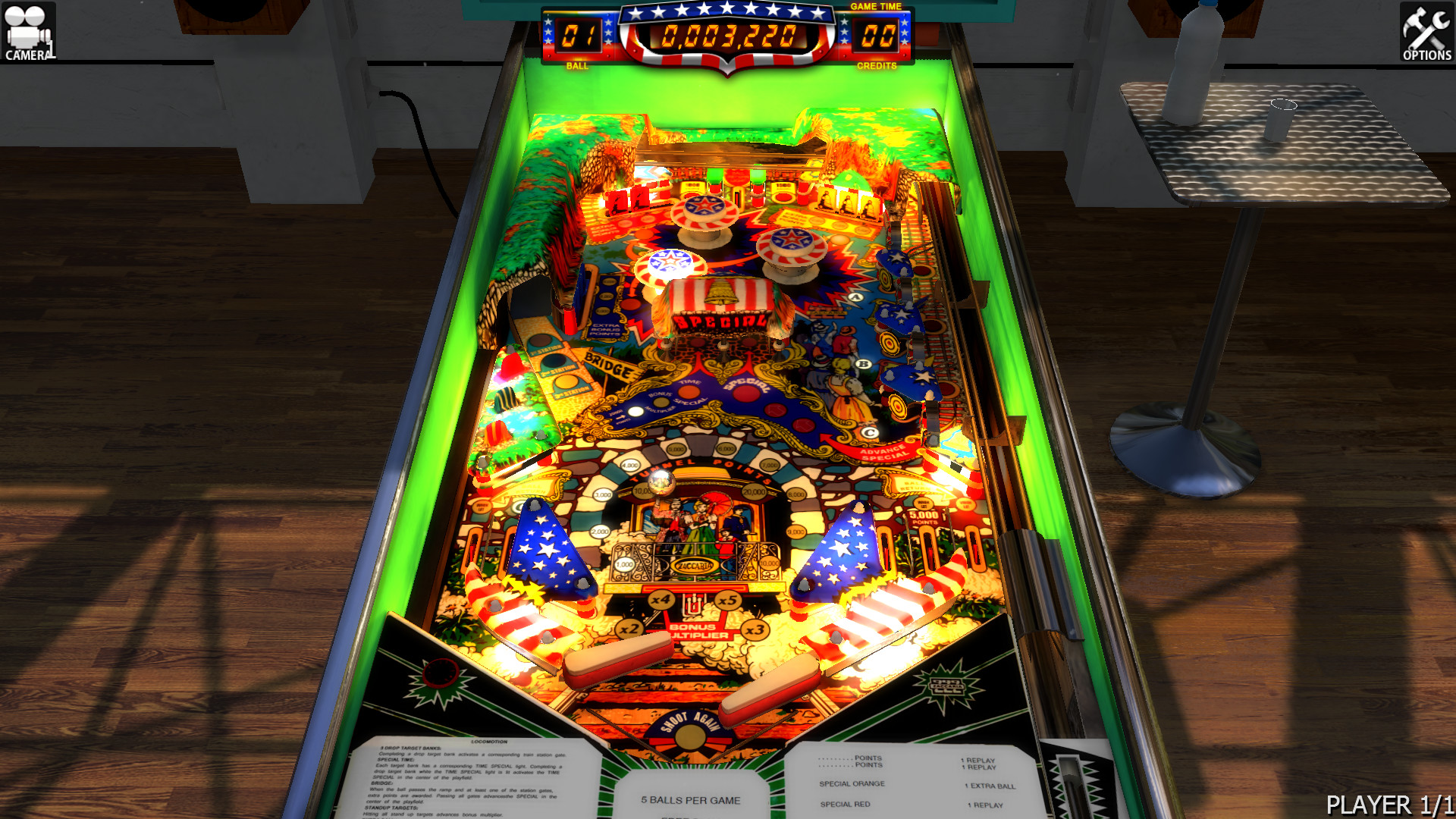 Zaccaria Pinball - Locomotion Table Featured Screenshot #1
