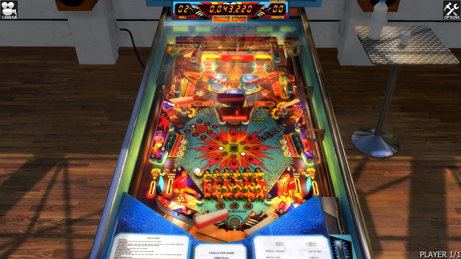 Zaccaria Pinball - Soccer Kings Table Featured Screenshot #1