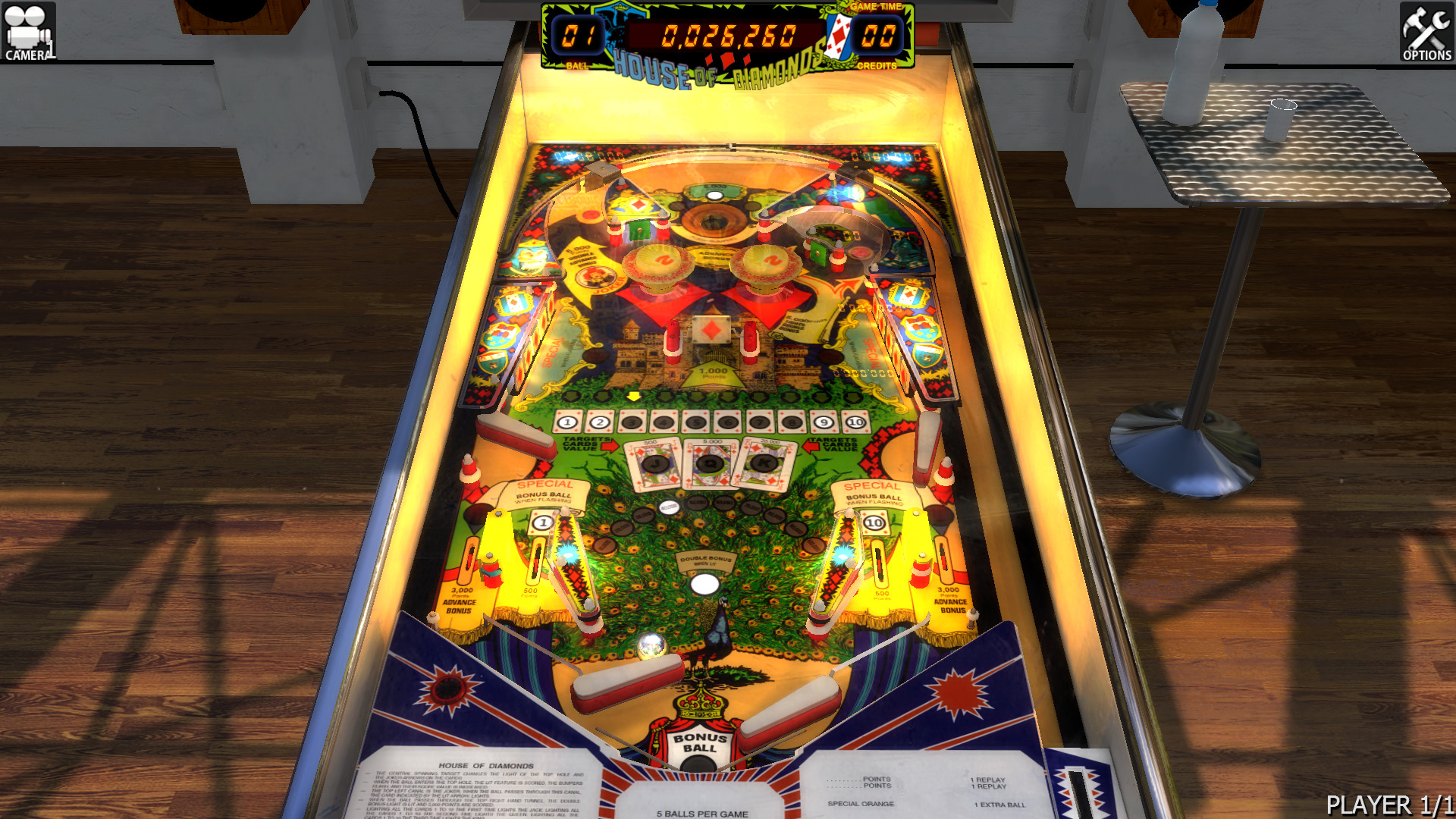 Zaccaria Pinball - House of Diamonds Table Featured Screenshot #1