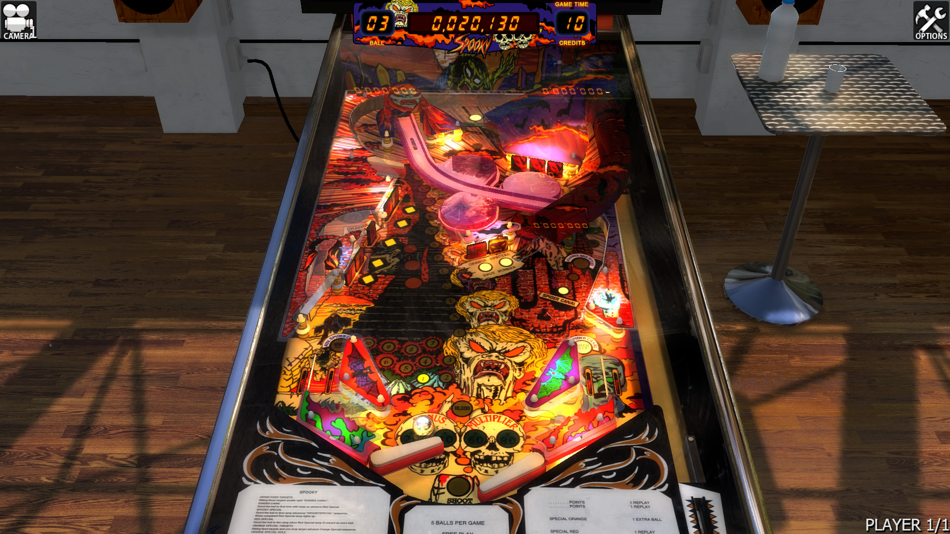 Zaccaria Pinball - Spooky Table Featured Screenshot #1