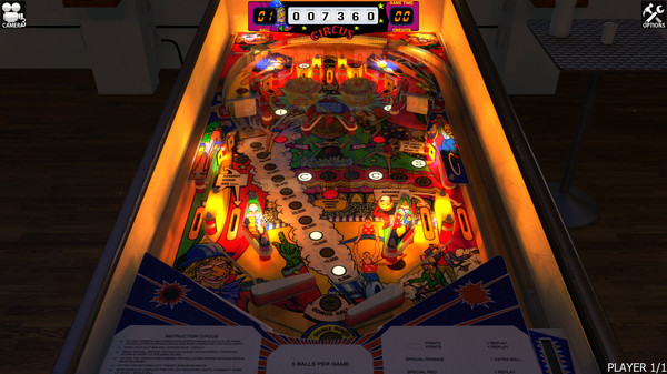 Zaccaria Pinball - Circus Table