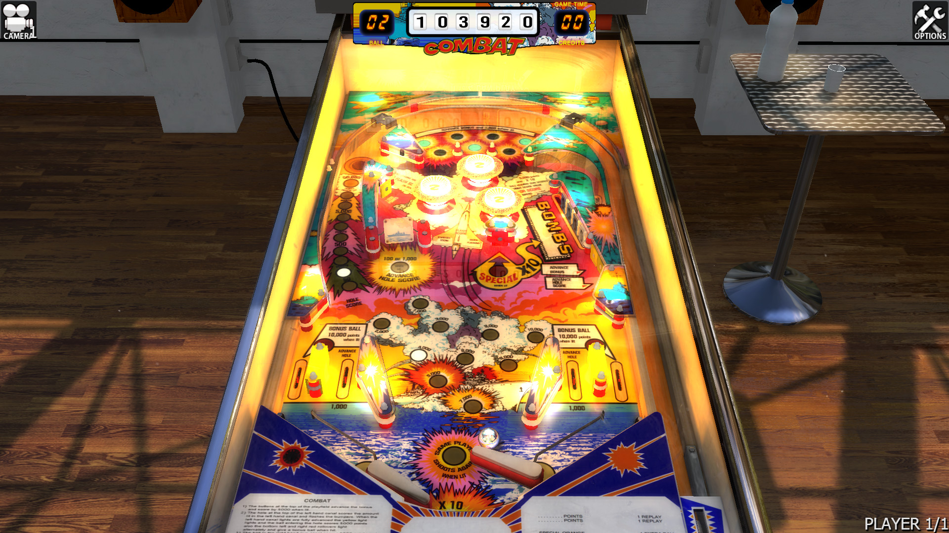 Zaccaria Pinball - Combat Table Featured Screenshot #1