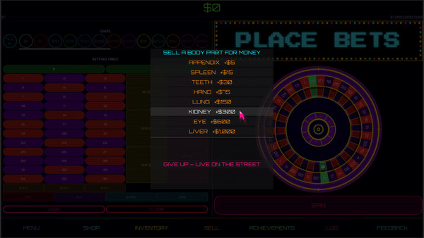Gambillion screenshot