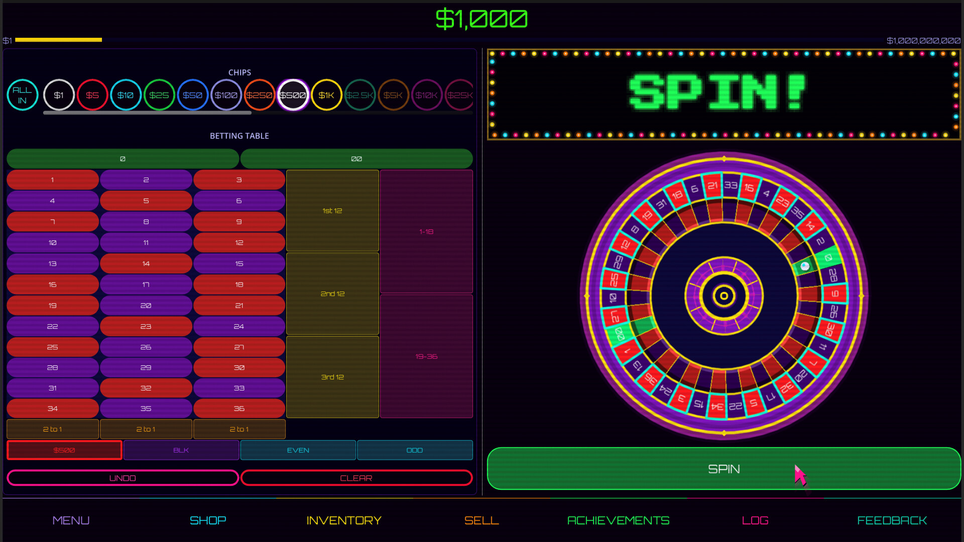 Gambillion screenshot 2