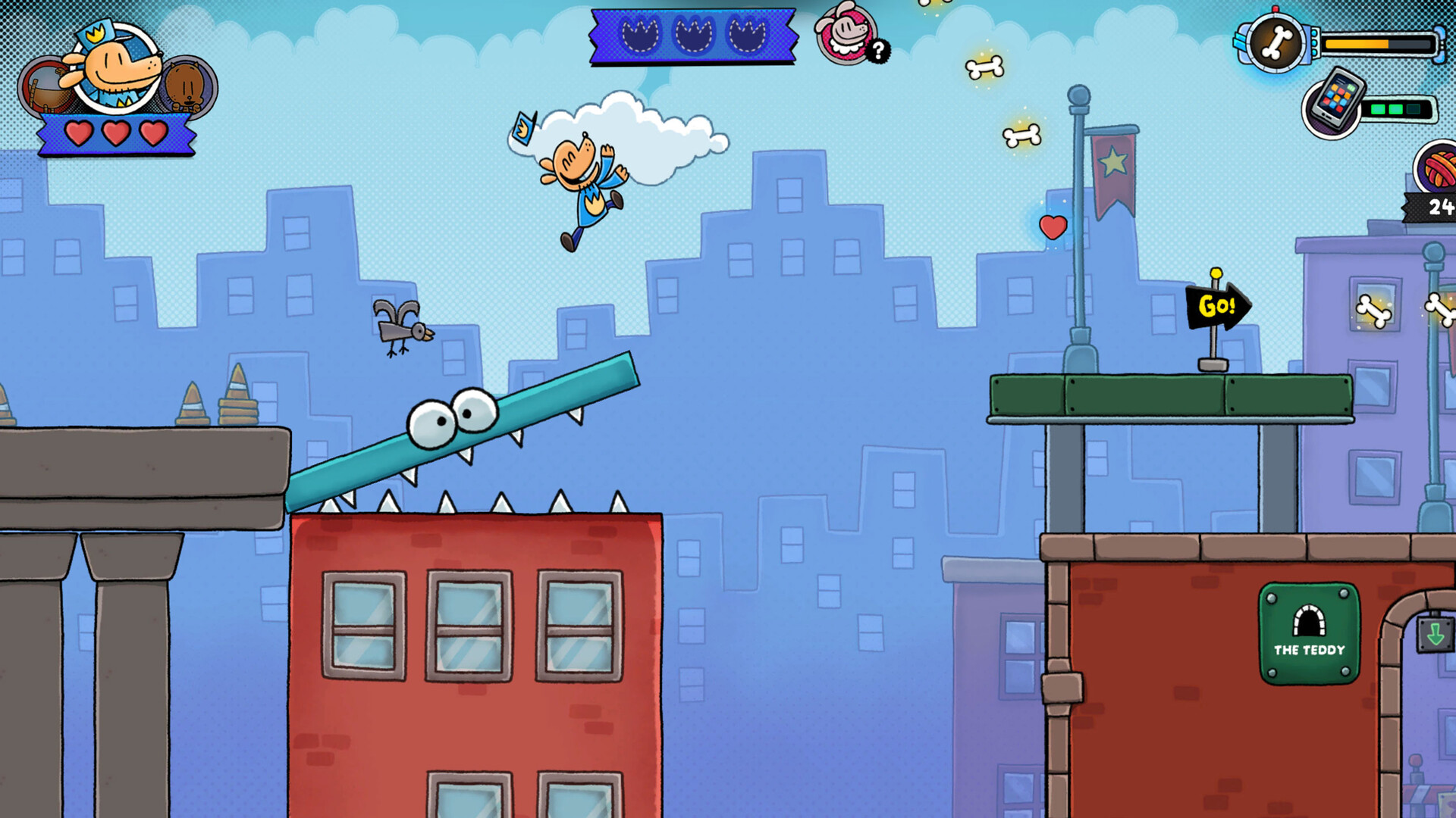 Dog Man: Bark in Action gameplay screenshot 1
