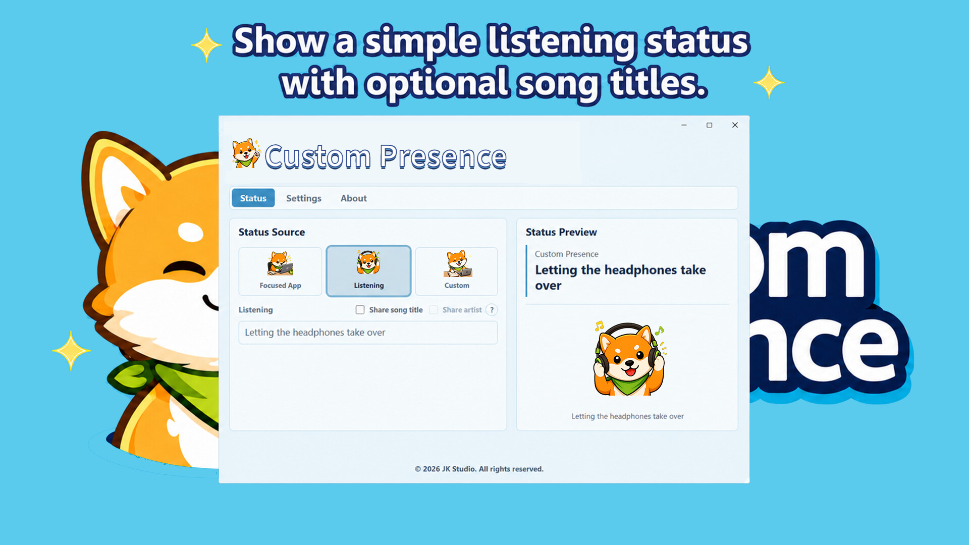 Custom Presence screenshot 2