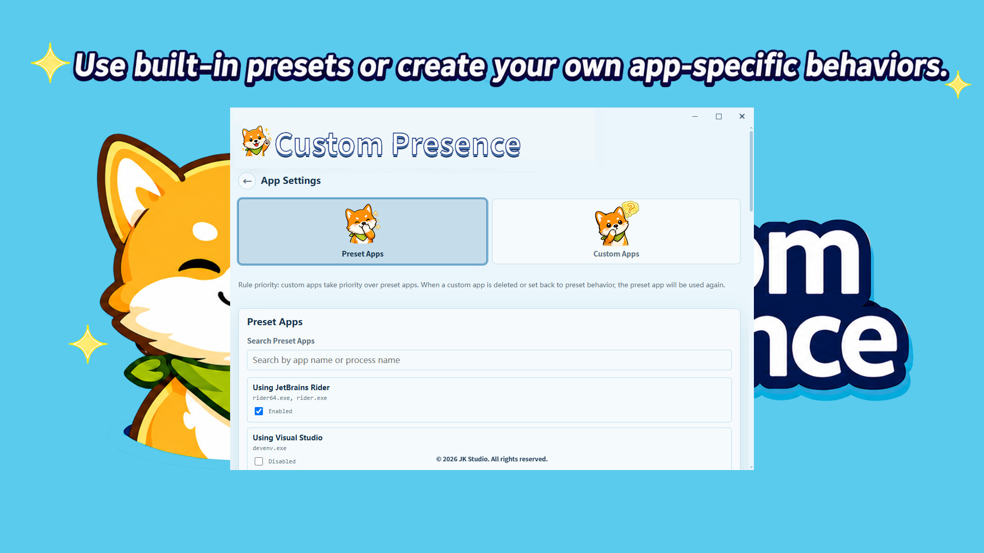 Custom Presence screenshot 5