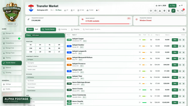 Football Club Builder — 11