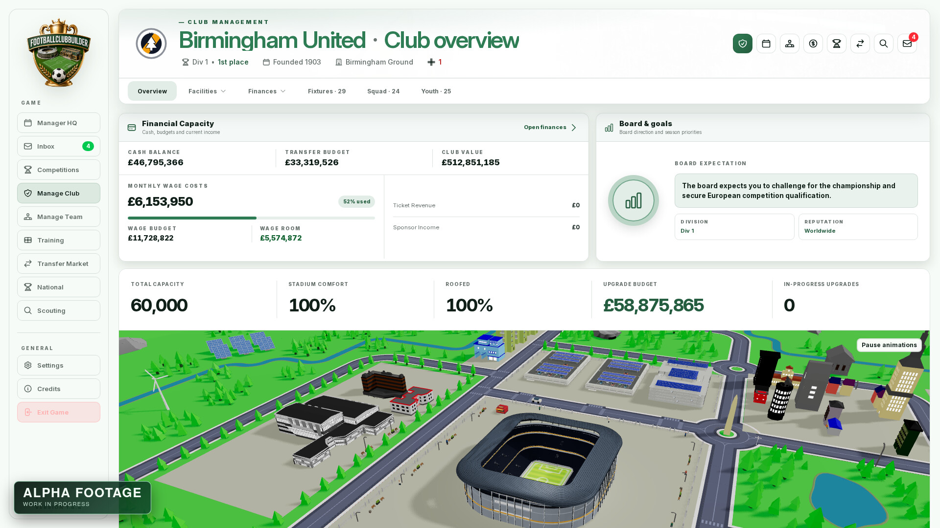 Football Club Builder screenshot #3