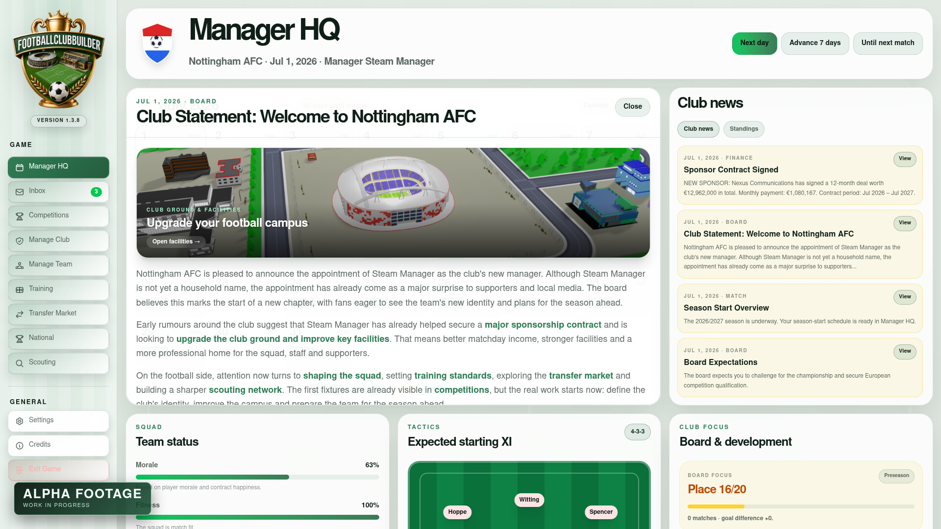 Football Club Builder screenshot #5