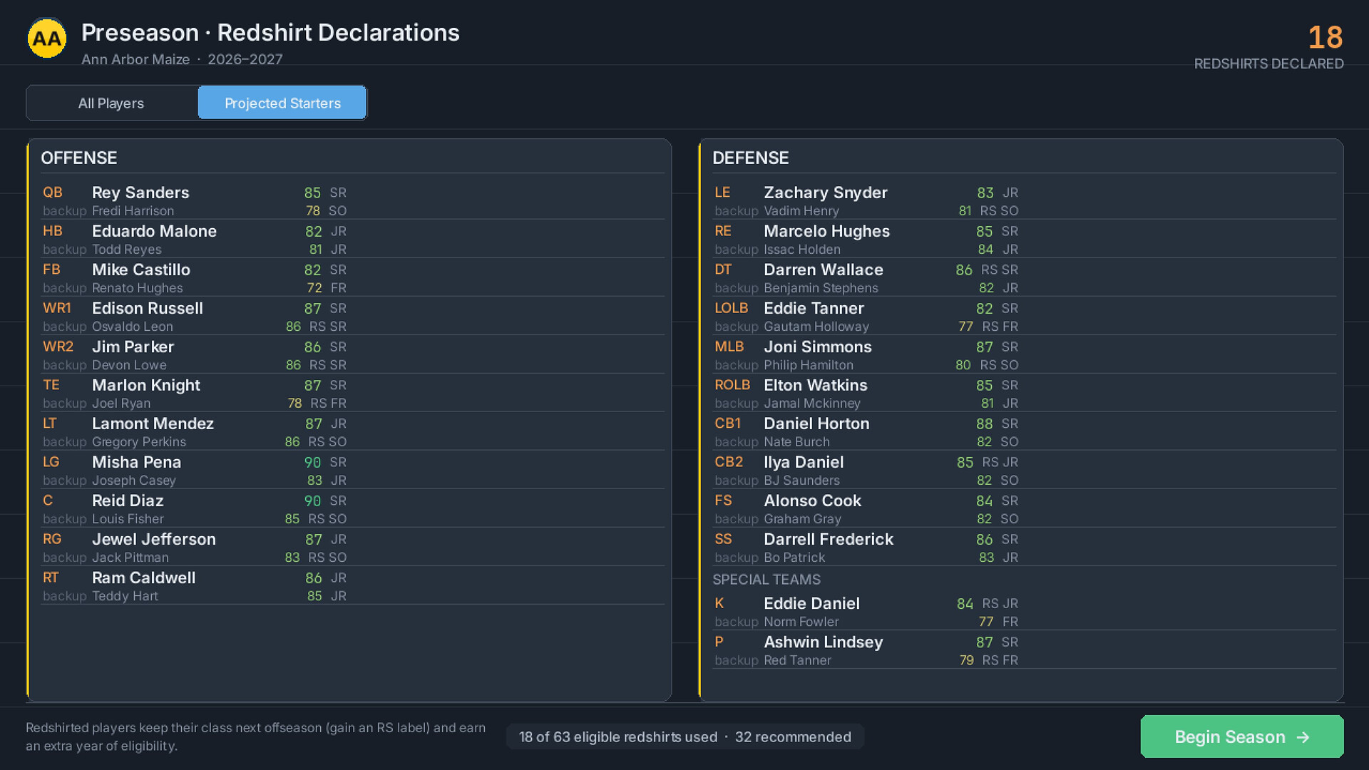 Cornerstone: College Football screenshot 5
