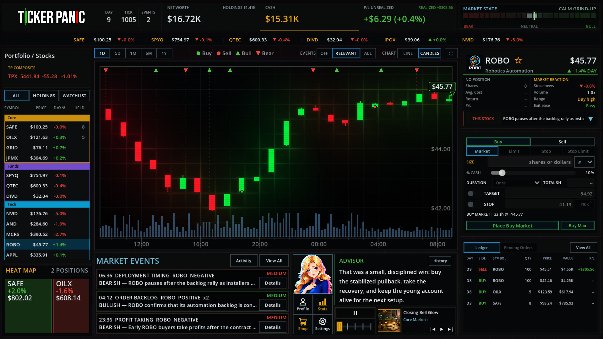 Ticker Panic: Stock Market Simulator screenshot 5