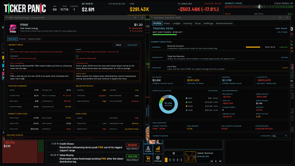 Ticker Panic: Stock Market Simulator screenshot 8