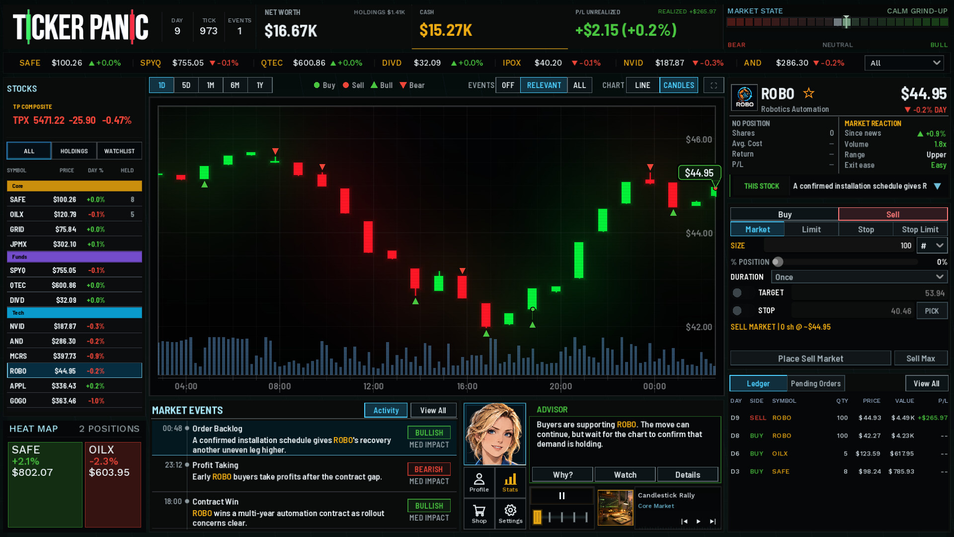 Ticker Panic: Stock Market Simulator screenshot #5