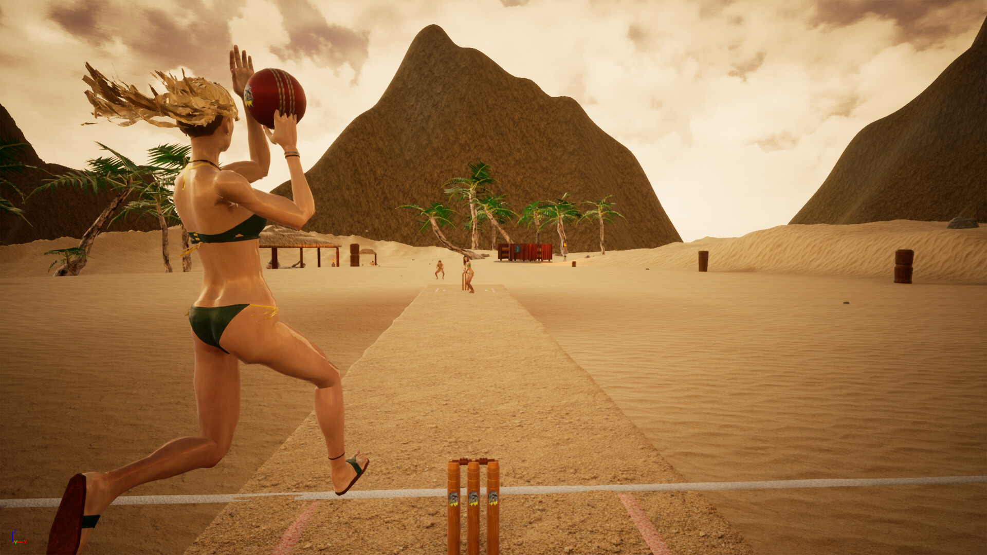 Bikini Island Cricket screenshot #2