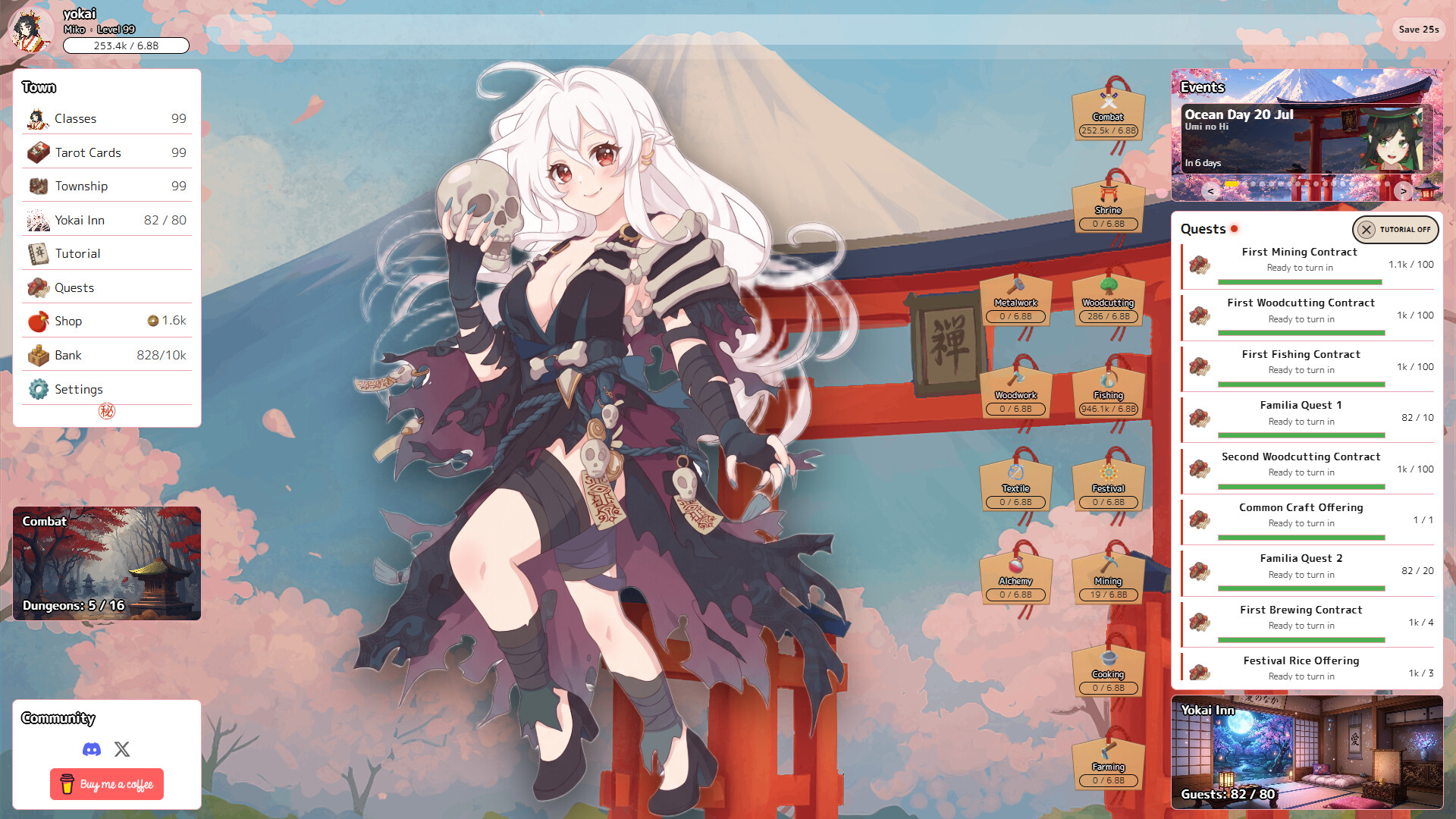 Yokai Idle screenshot 1