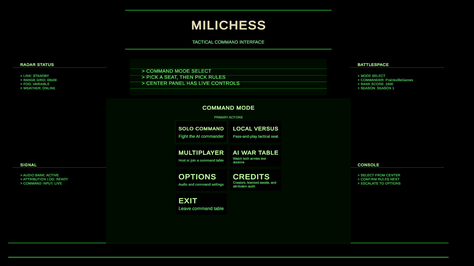 Milichess screenshot 4