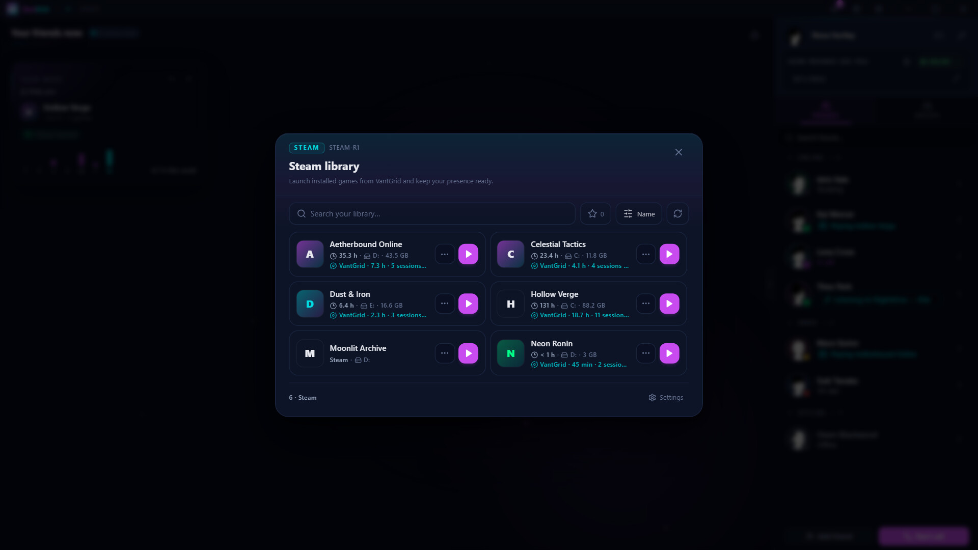 VantGrid screenshot 2