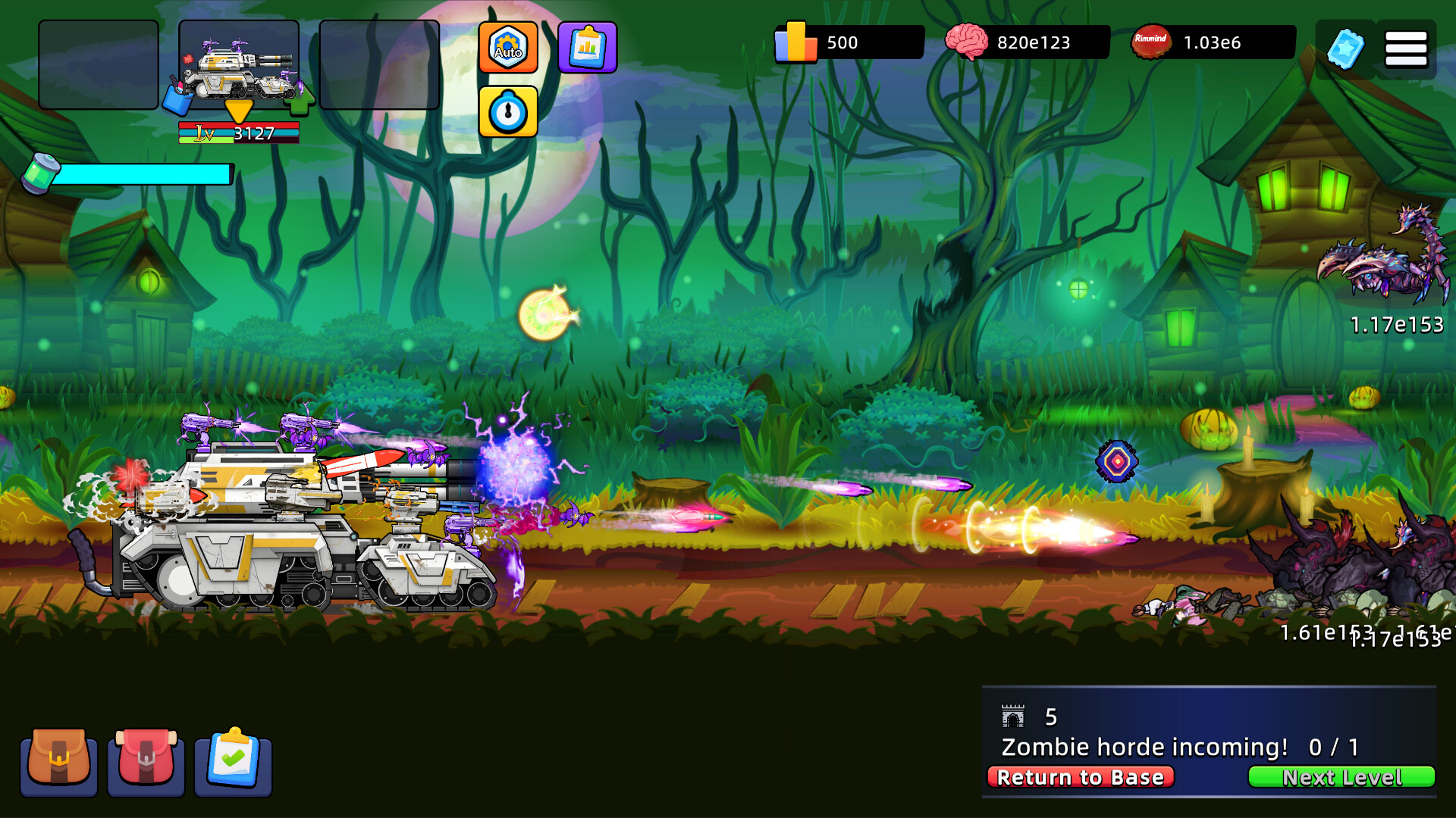 Bomb Vehicle The Idle Clicker - Megoliath Armed Reclamation Vehicle
