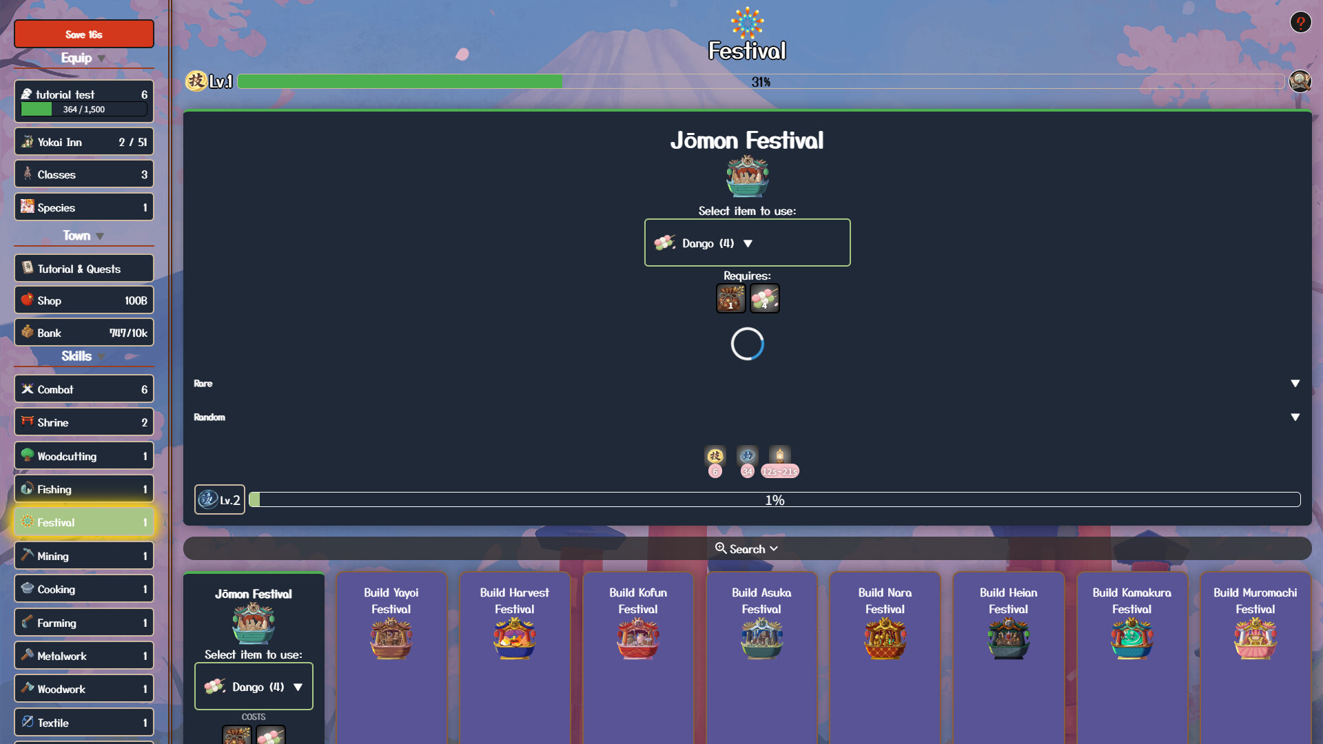 Yokai Idle Demo screenshot 2