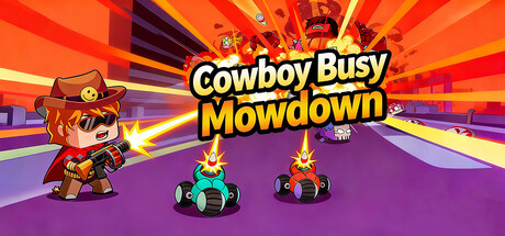 Cowboy Busy: Mowdown — Steam header
