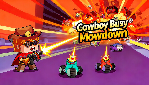 Save 30% on Cowboy Busy: Mowdown on Steam