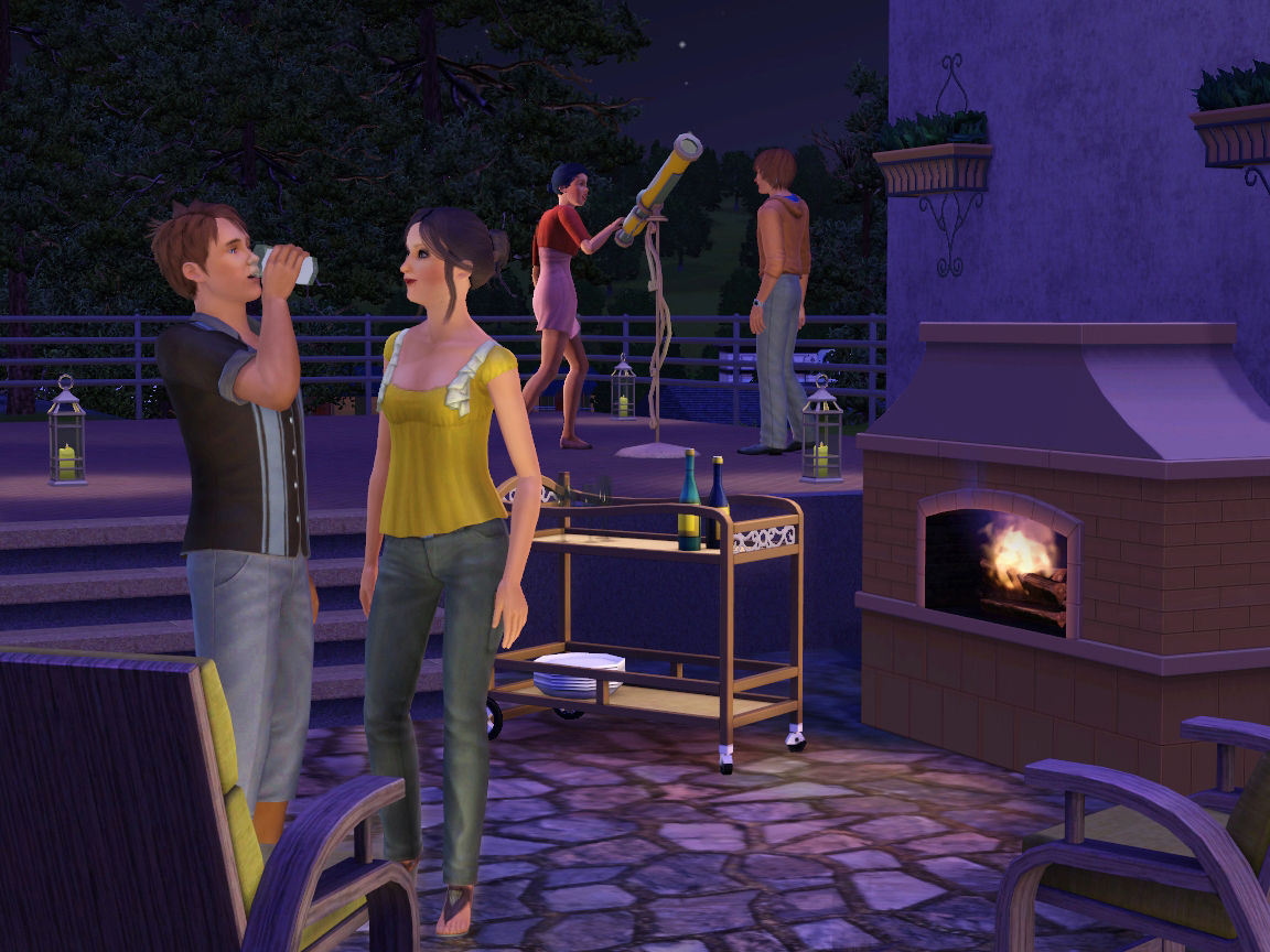 Скриншот The Sims™ 3 Outdoor Living Stuff — кадр 4