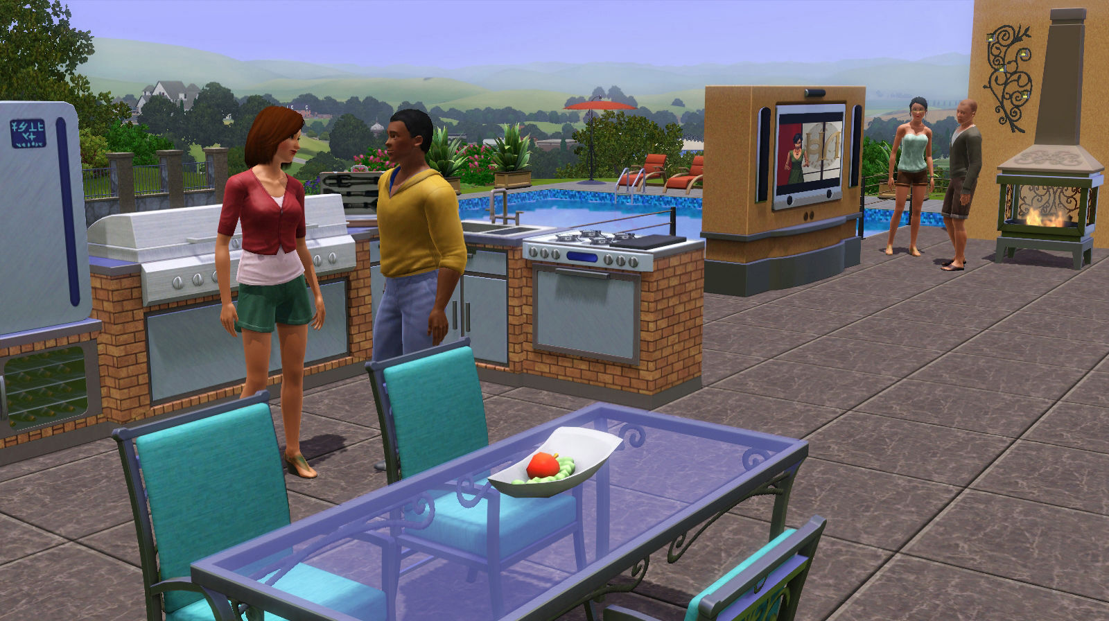 Скриншот The Sims™ 3 Outdoor Living Stuff — кадр 2