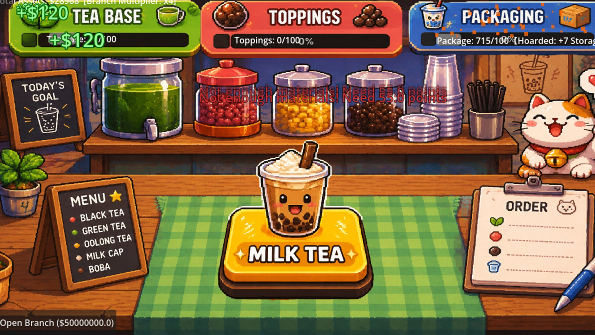 Daily Brew Idle: Milk Tea Tycoon screenshot #1