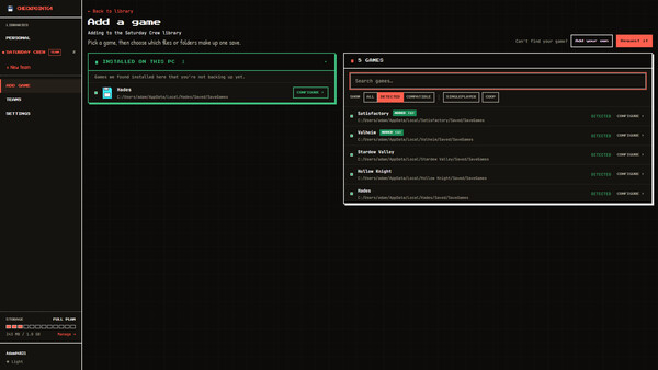 Checkpoint64: Game Save Backup & Cloud Sync