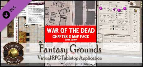 Fantasy Grounds - War of the Dead Chapter 2 Map Pack Header Image