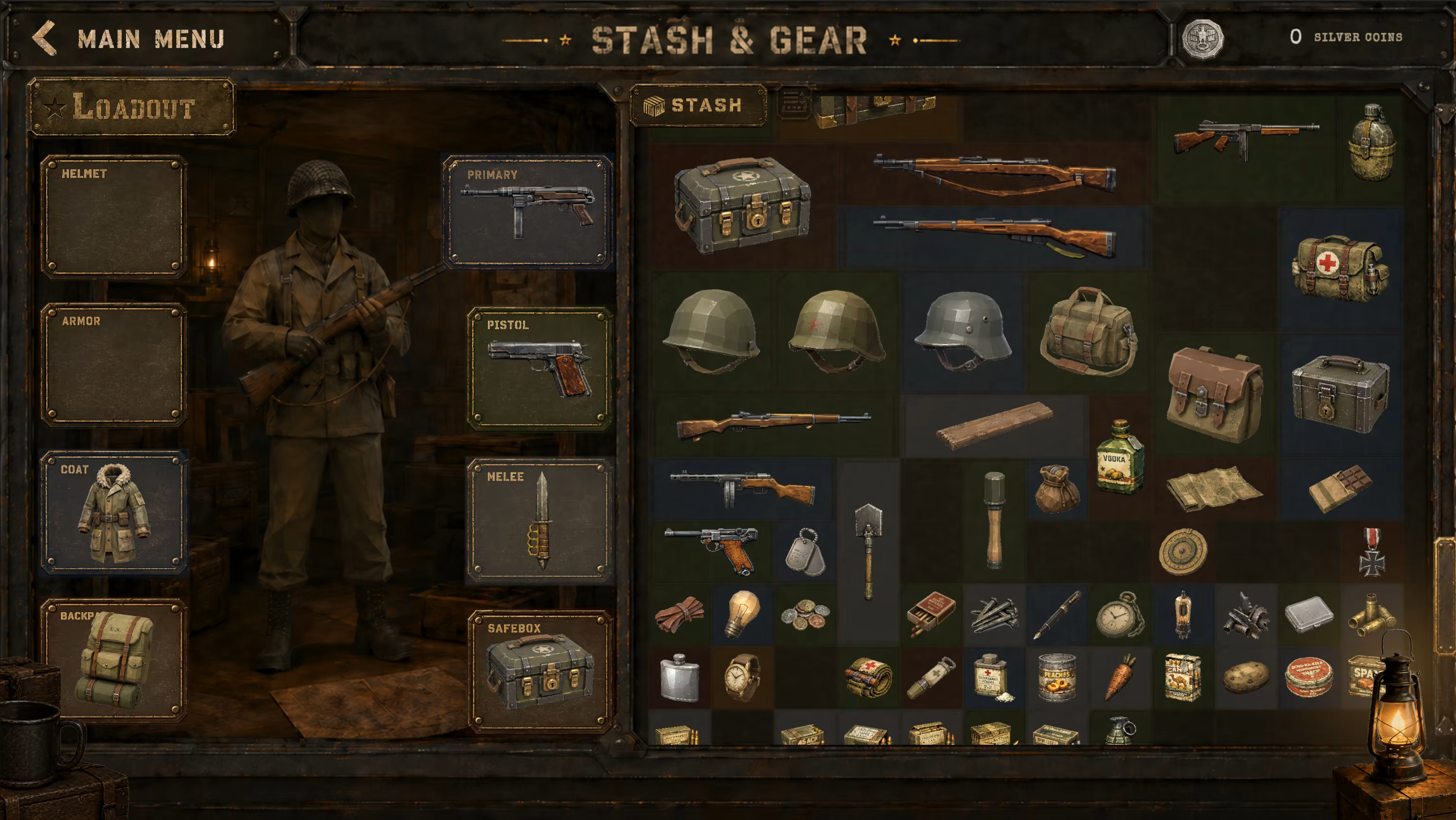 Inventory (Loadout & Stash)