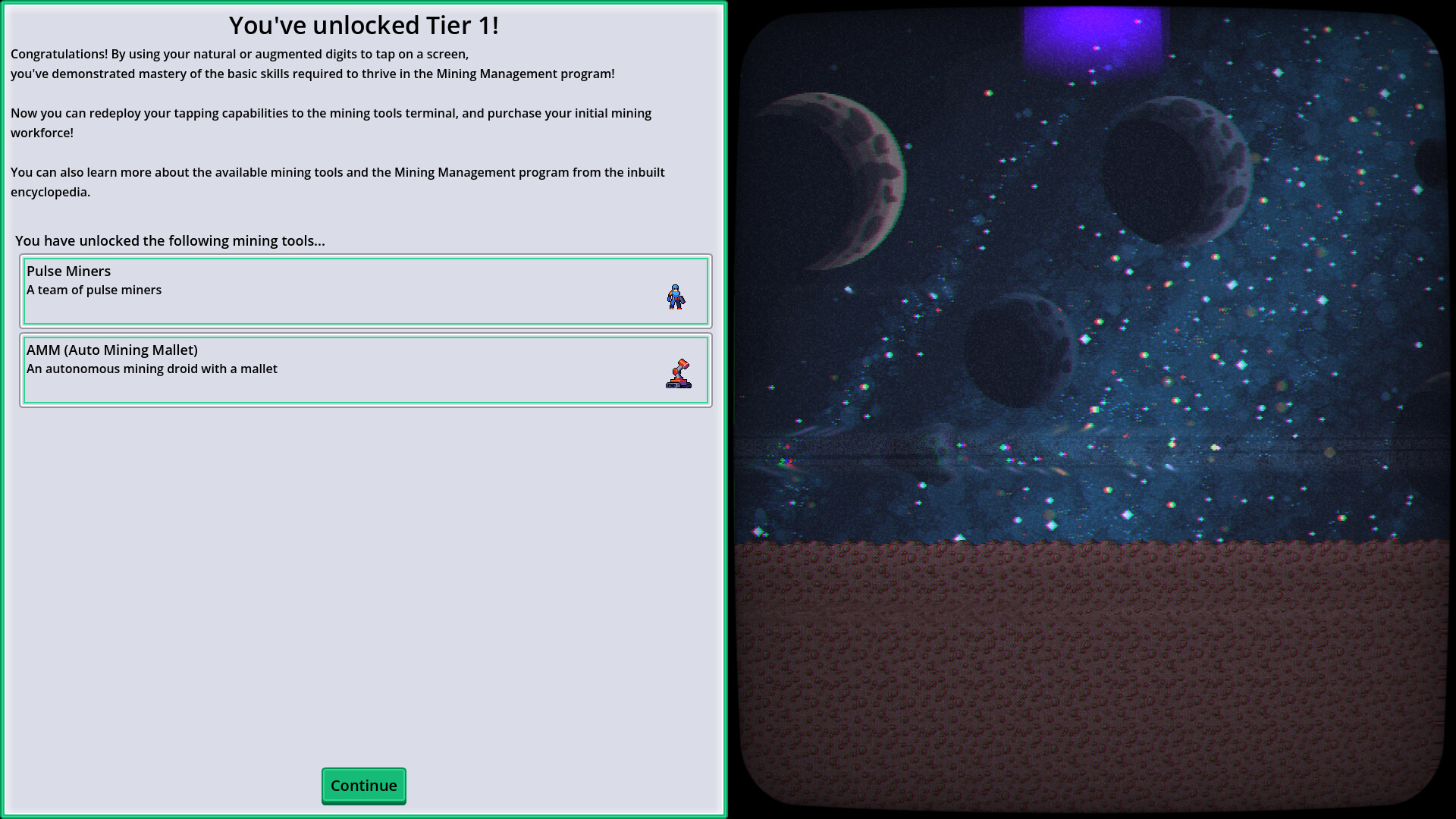 Idle Mining Manager Demo