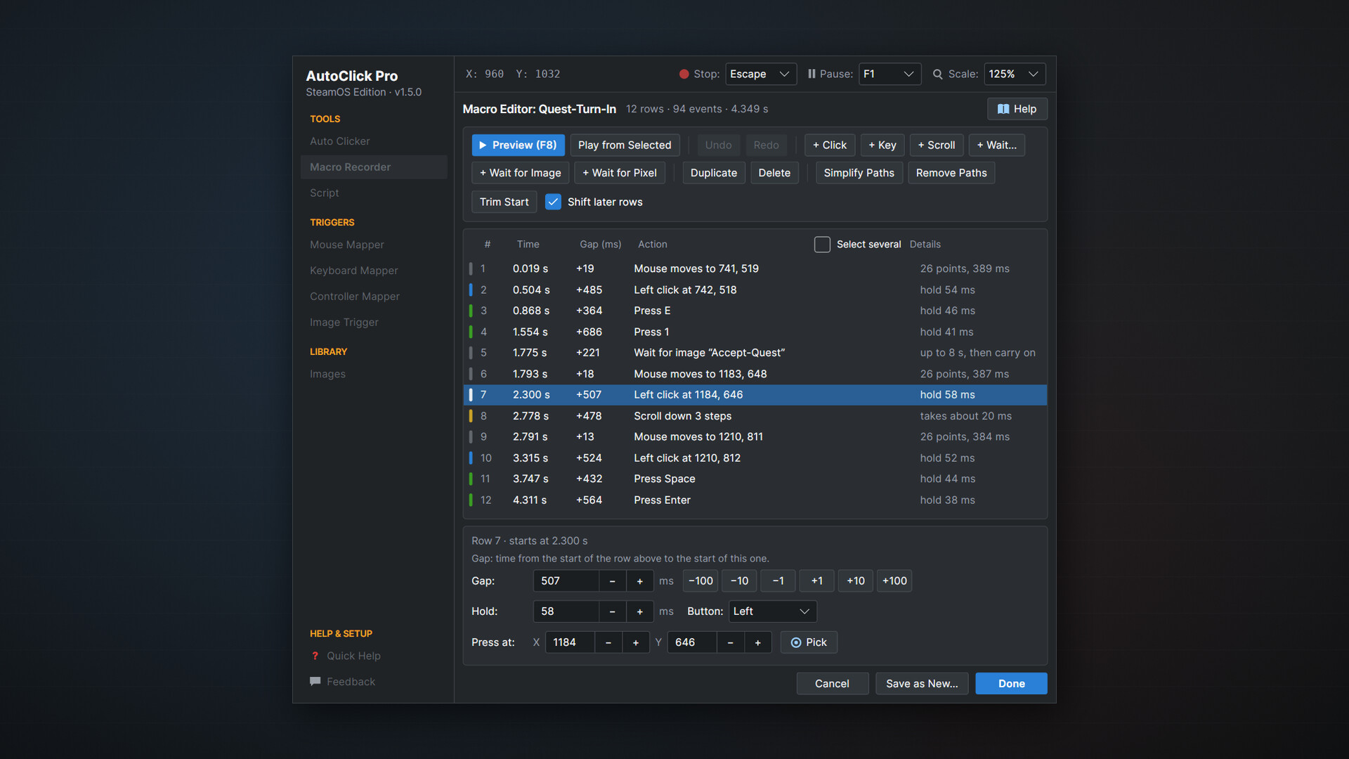 AutoClick Pro: Macro Recorder & Input Automation screenshot 3