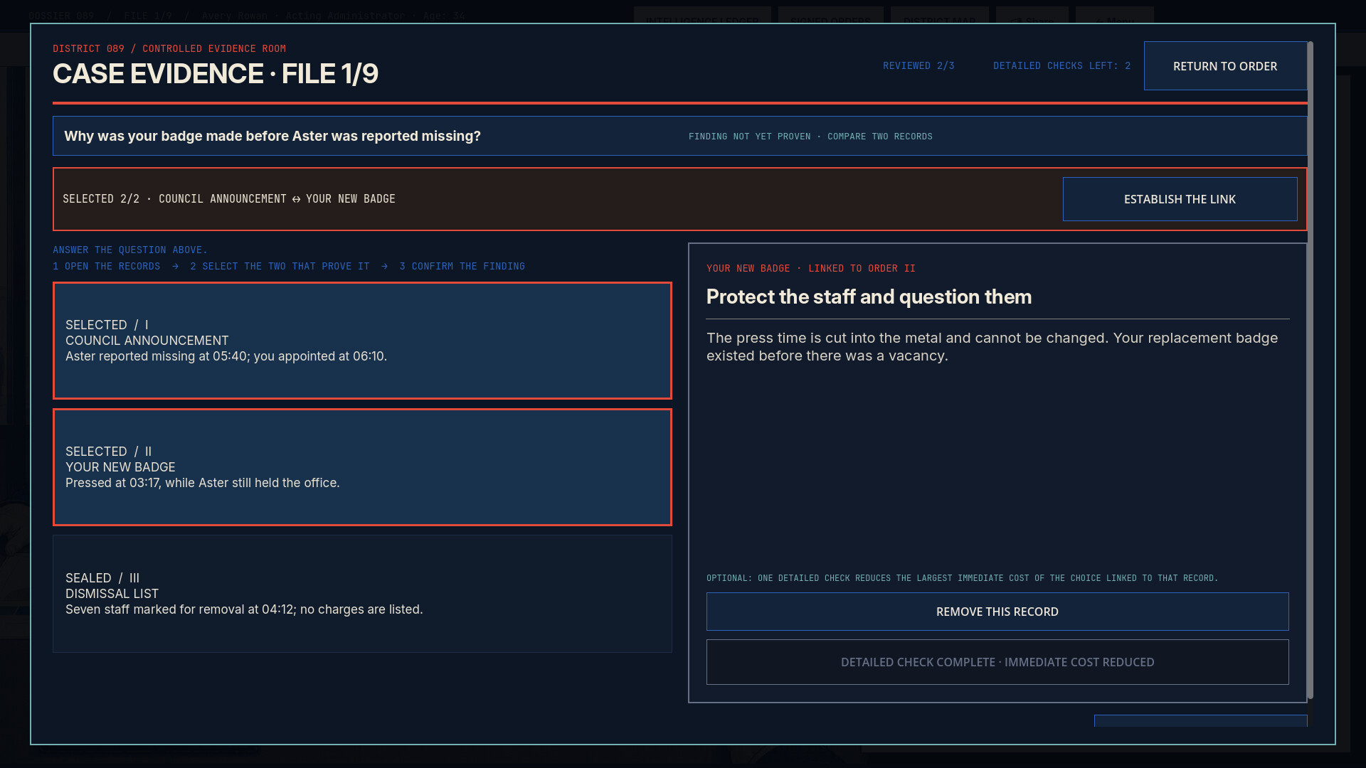 DOSSIER 089 screenshot