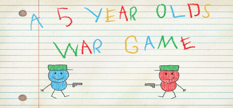 A 5 Year Old's War Game Banner