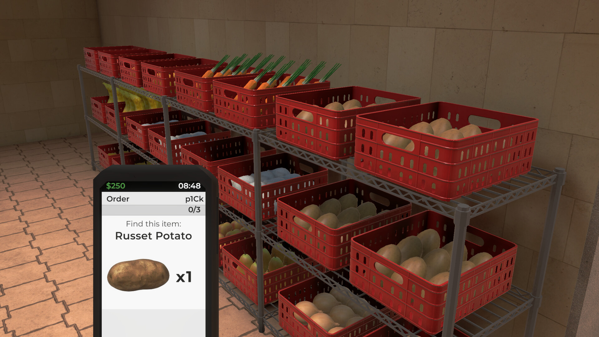 Order Picker Simulator screenshot 1