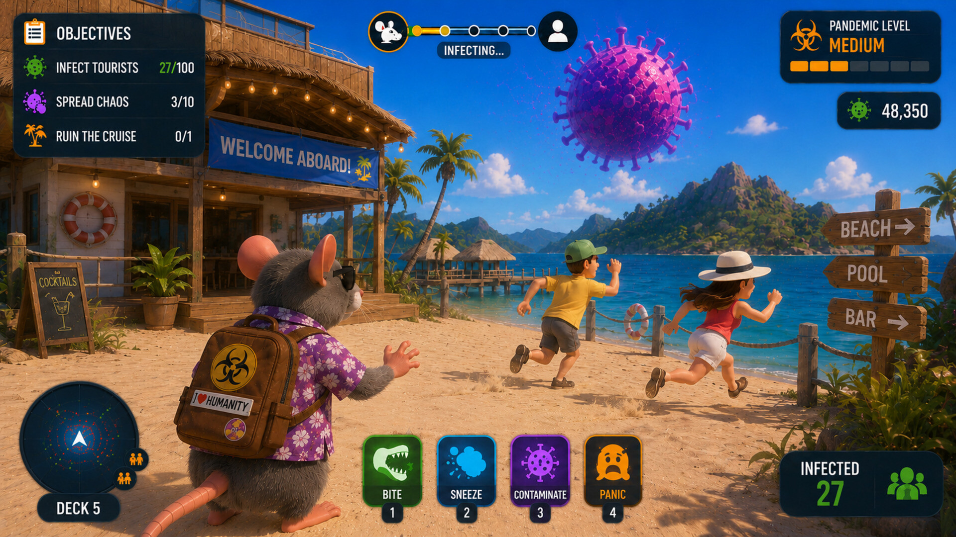 Cruise Hantavirus Simulator screenshot #5