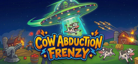 Cow Abduction Frenzy(アクション・カジュアル、開発: Mysterious Alien)のヘッダー画像
