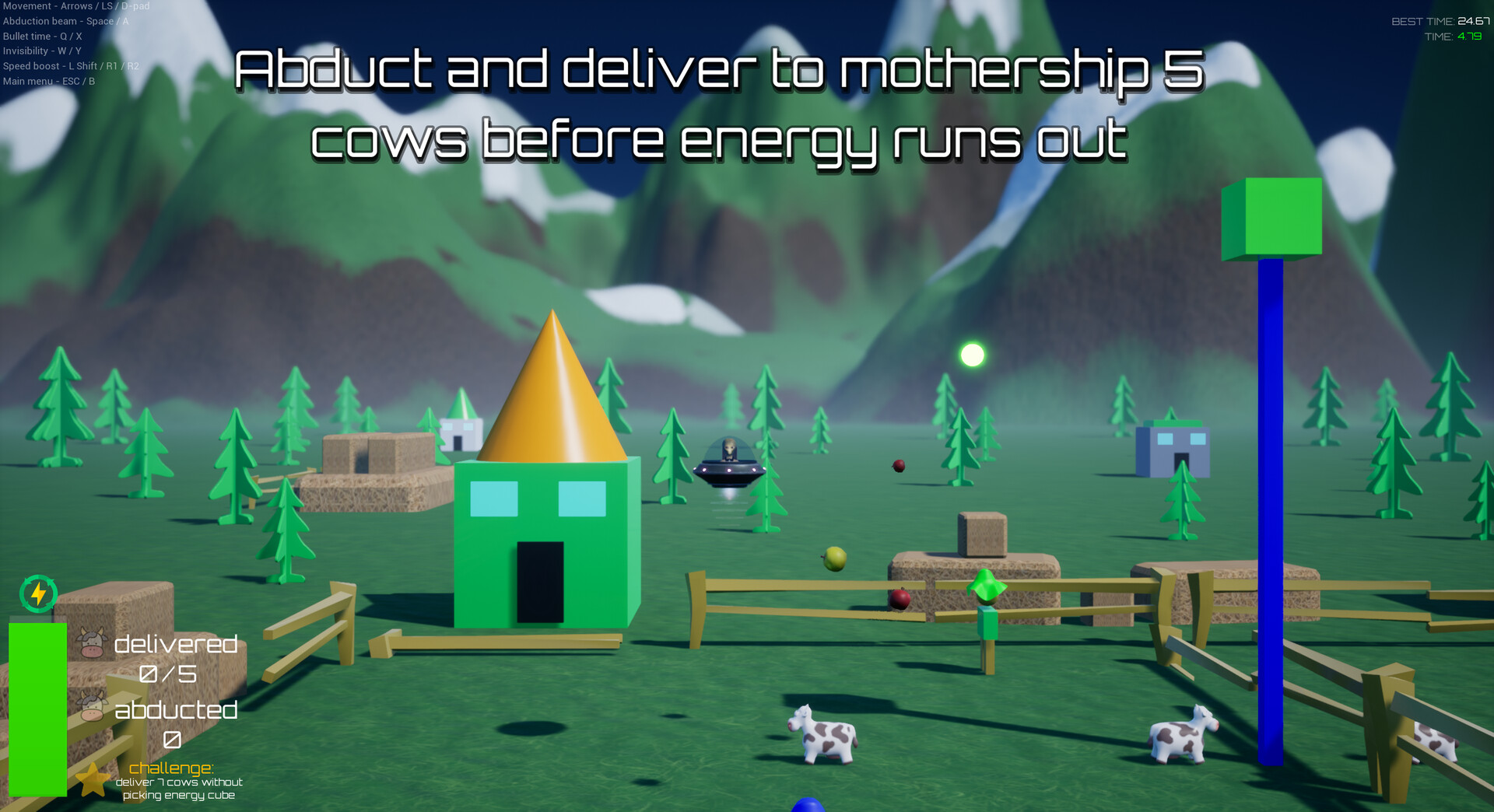 Cow Abduction Frenzy screenshot 1